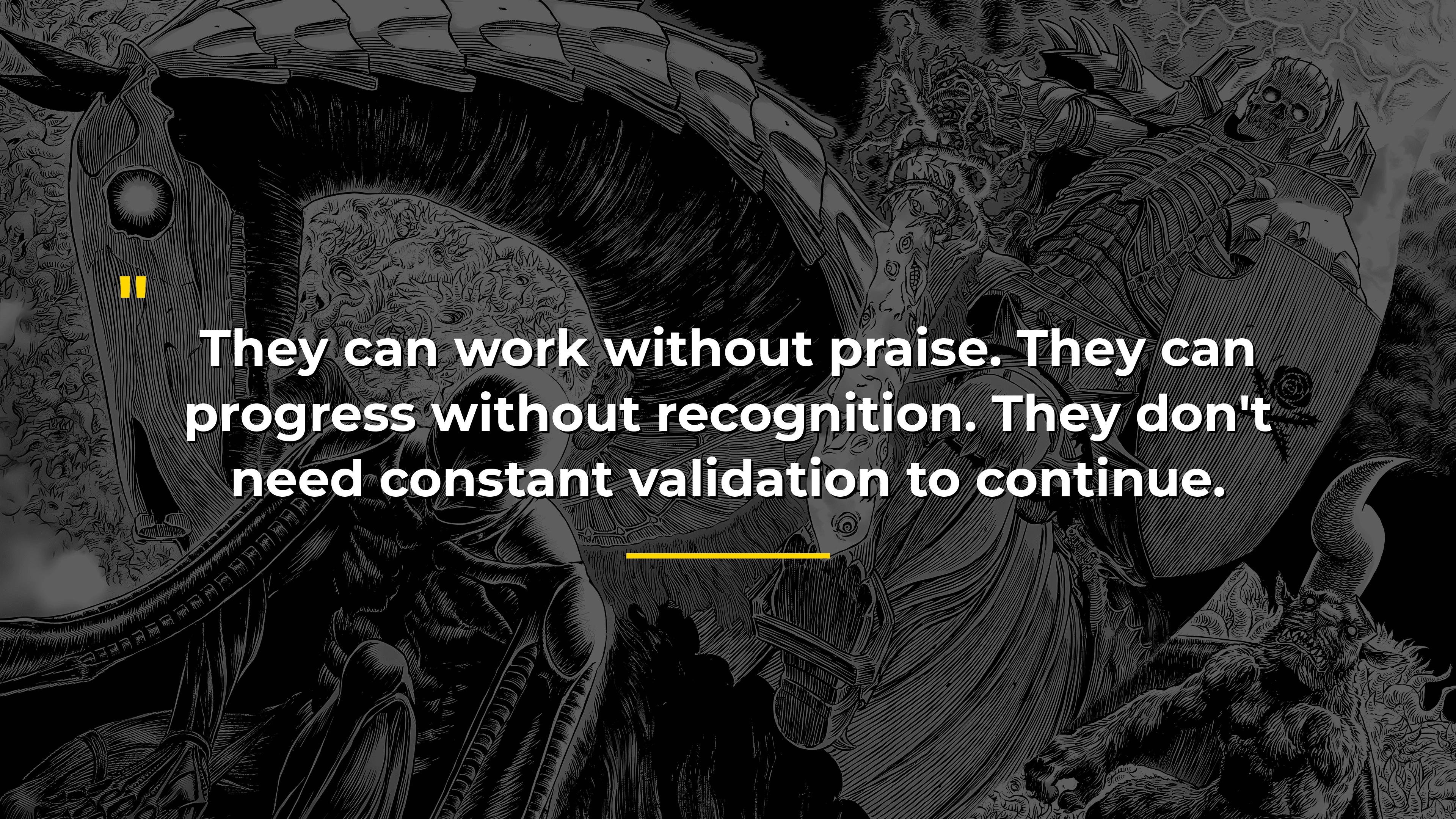 Work Without Praise