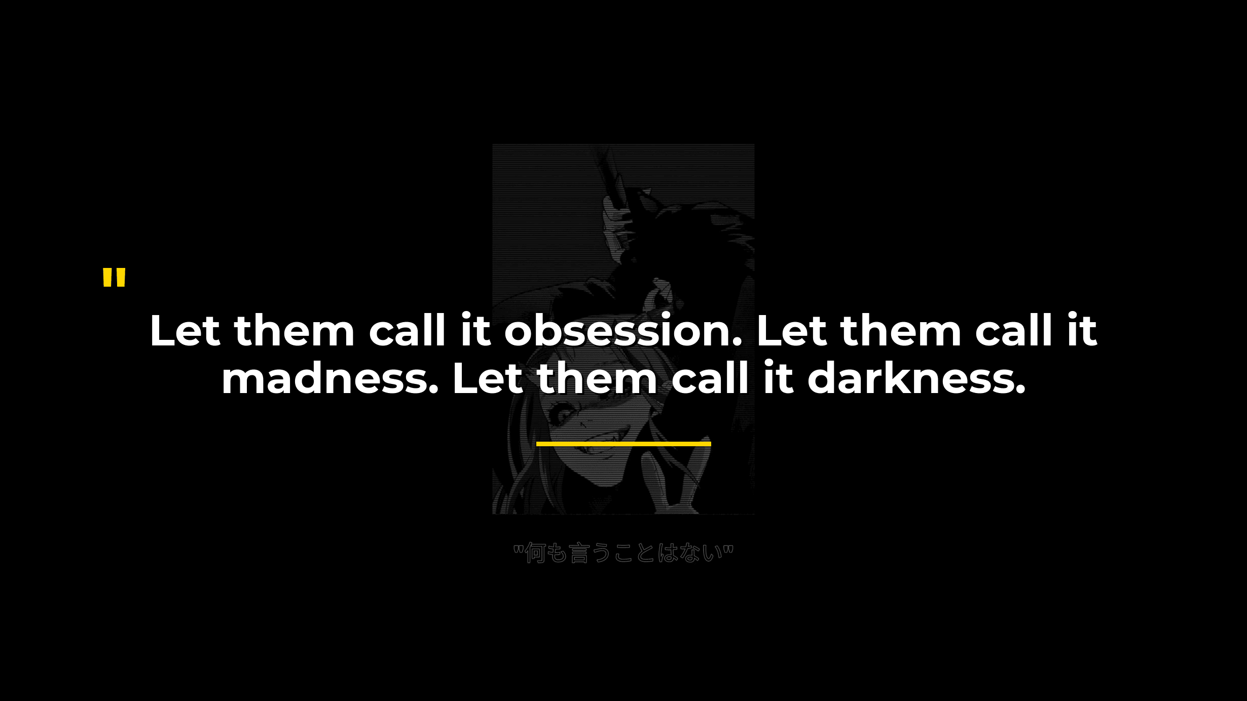 Call It Obsession