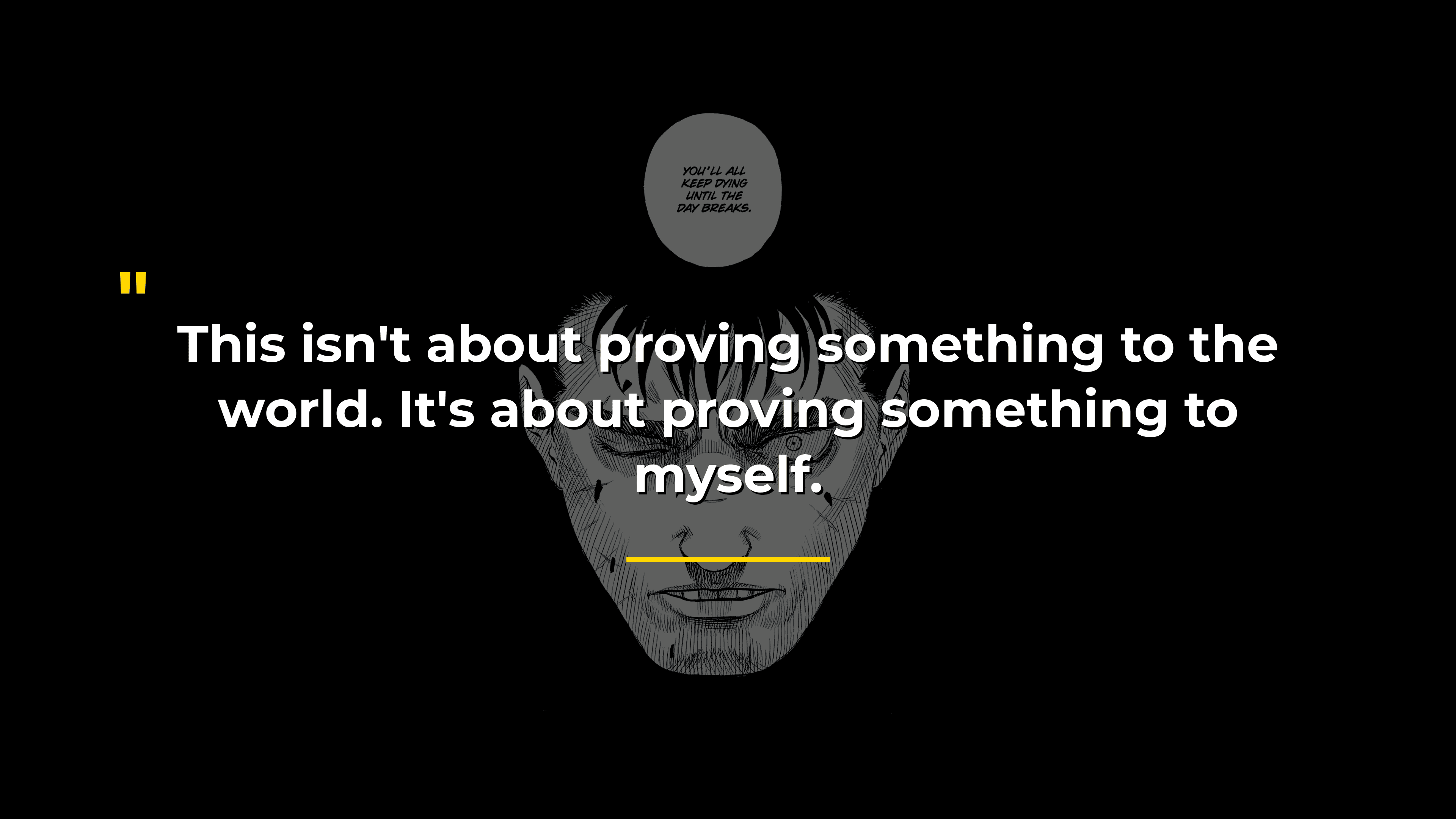 Proving To Myself