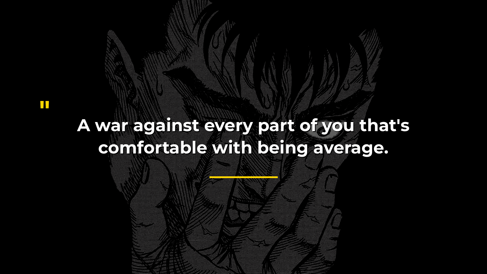 War Against Average